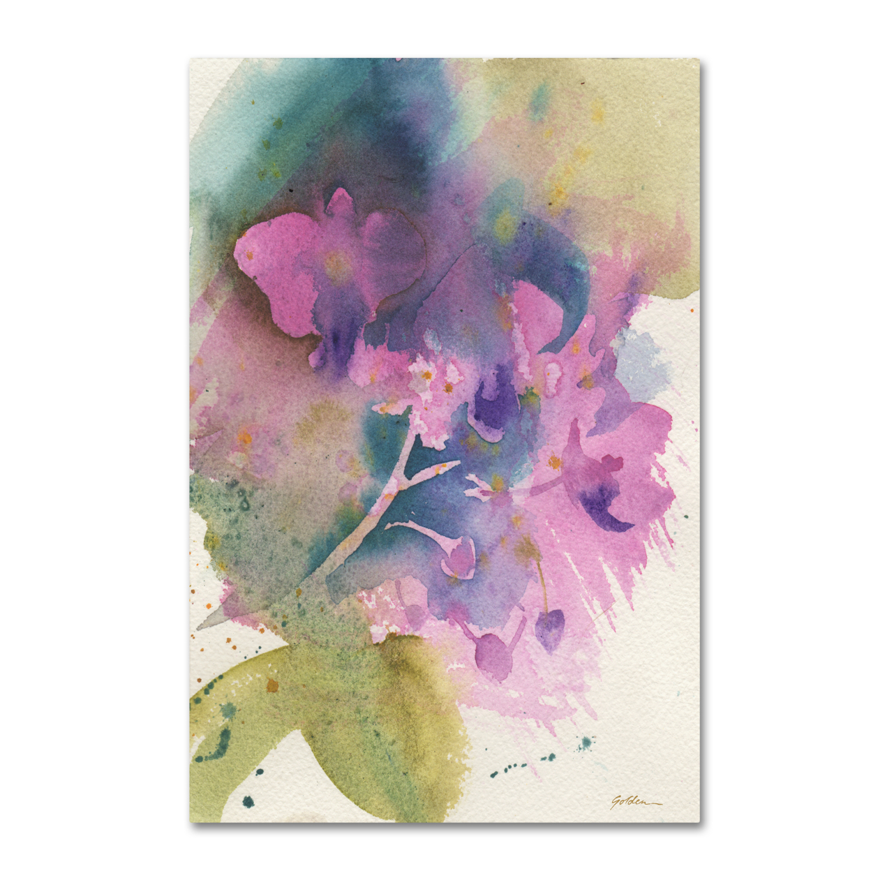 Sheila Golden 'Orchid Dream' Canvas Art 16 X 24