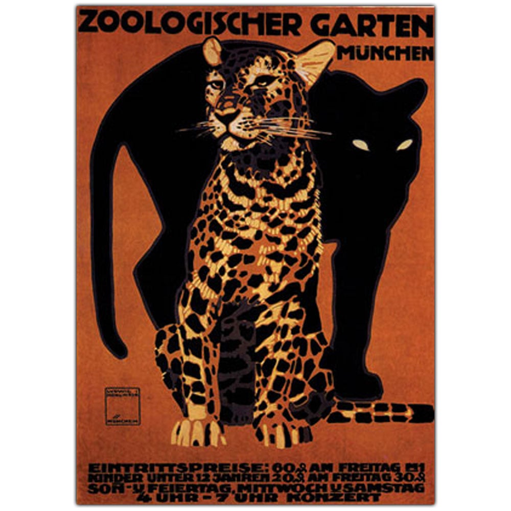 Zoologischer Garten Munchin' Canvas Art 16 X 24