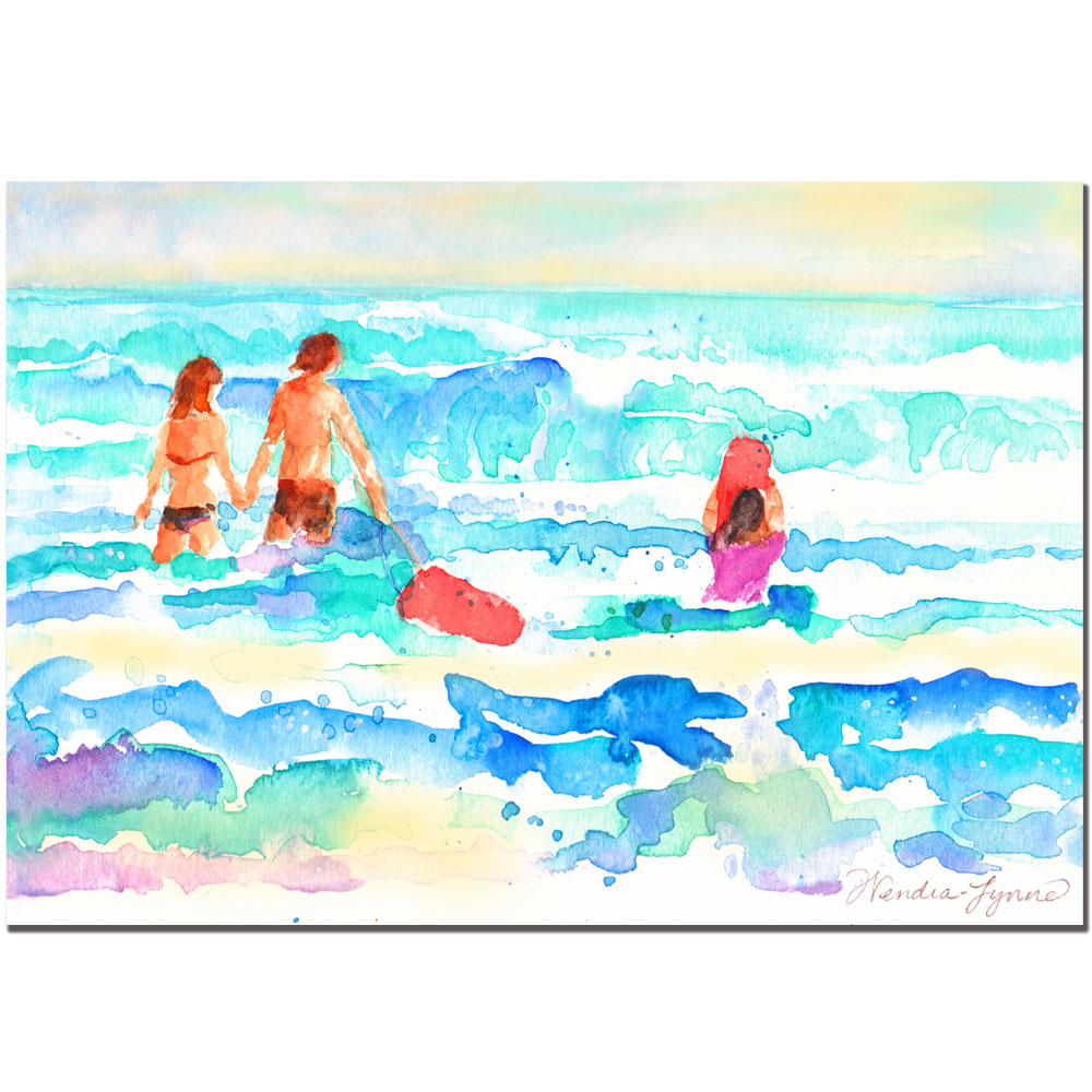 Wendra 'Splash' Canvas Art 16 X 24