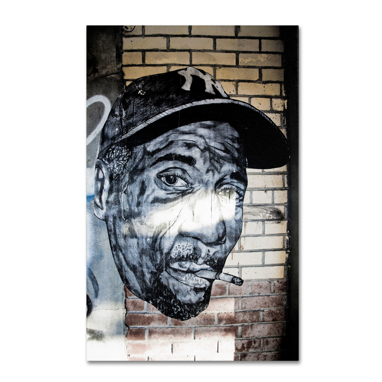 Yale Gurney 'Hiphop Yankee Fan Pop Art' Canvas Art 16 X 24