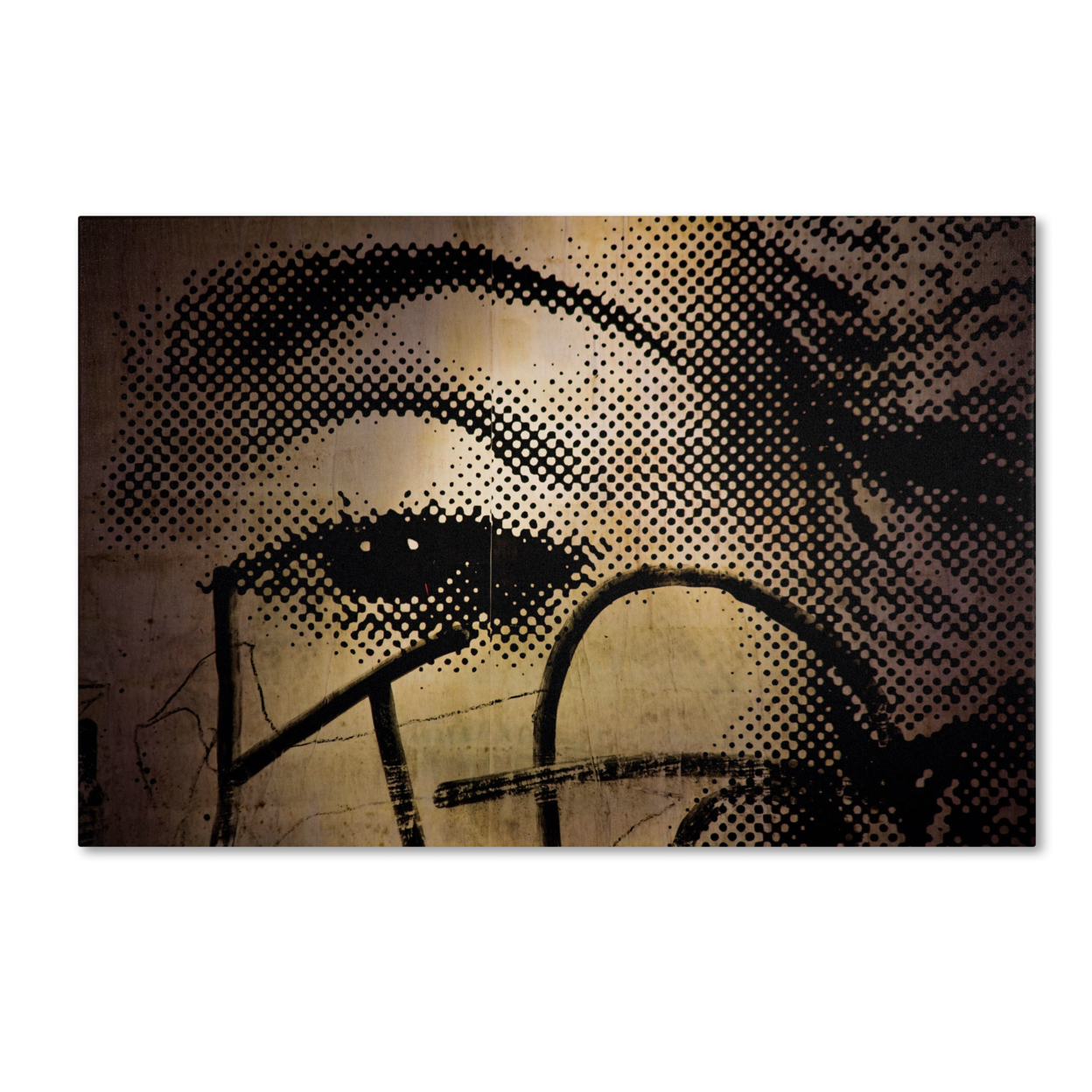 Yale Gurney 'Madonna Eye Pop Art' Canvas Art 16 X 24
