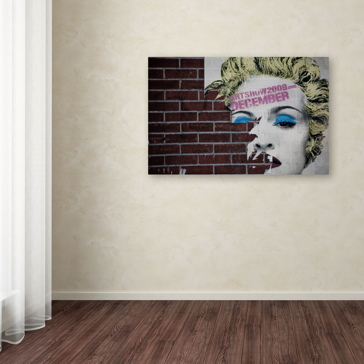 Yale Gurney 'Madonna Pop' Canvas Art 16 X 24