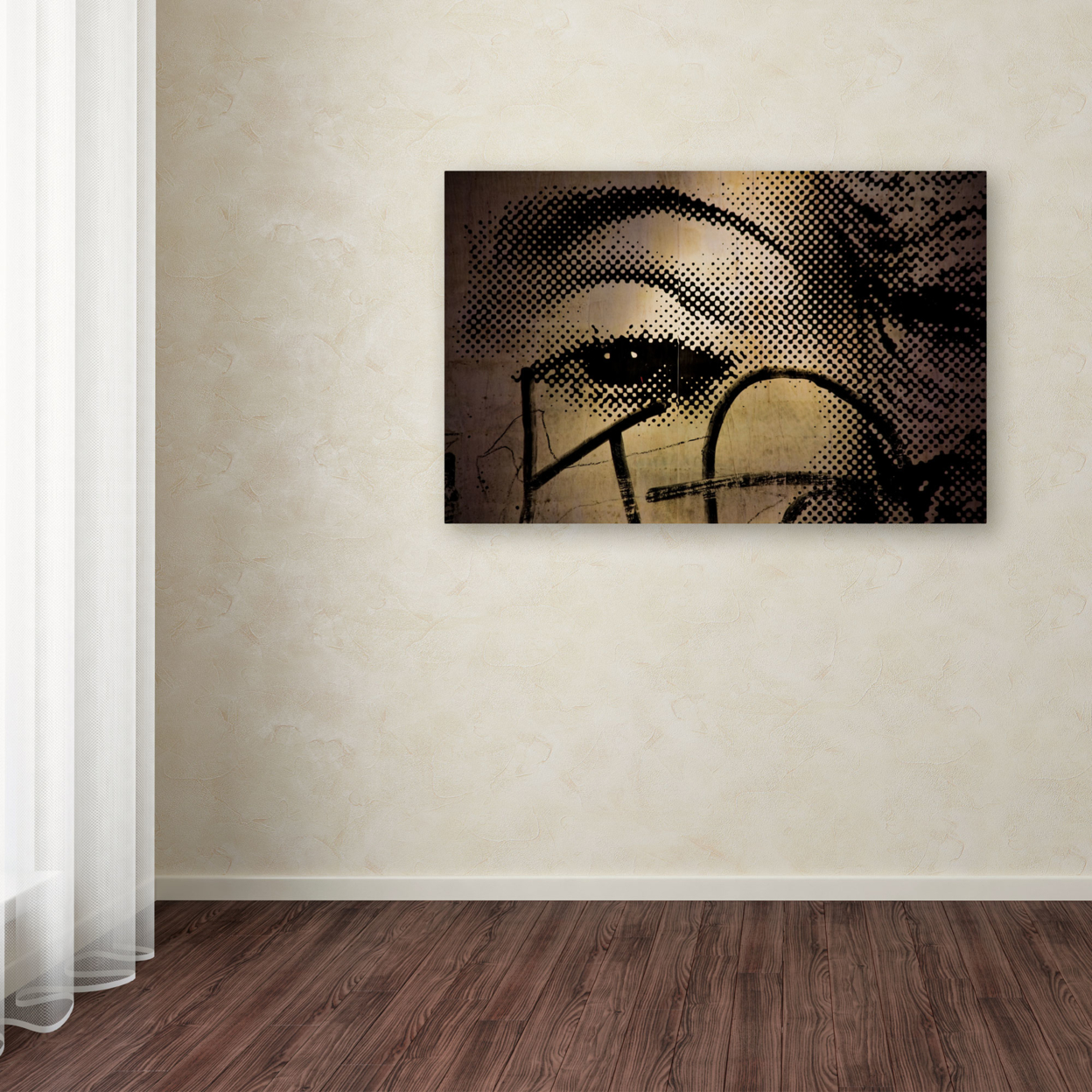 Yale Gurney 'Madonna Eye Pop Art' Canvas Art 16 X 24