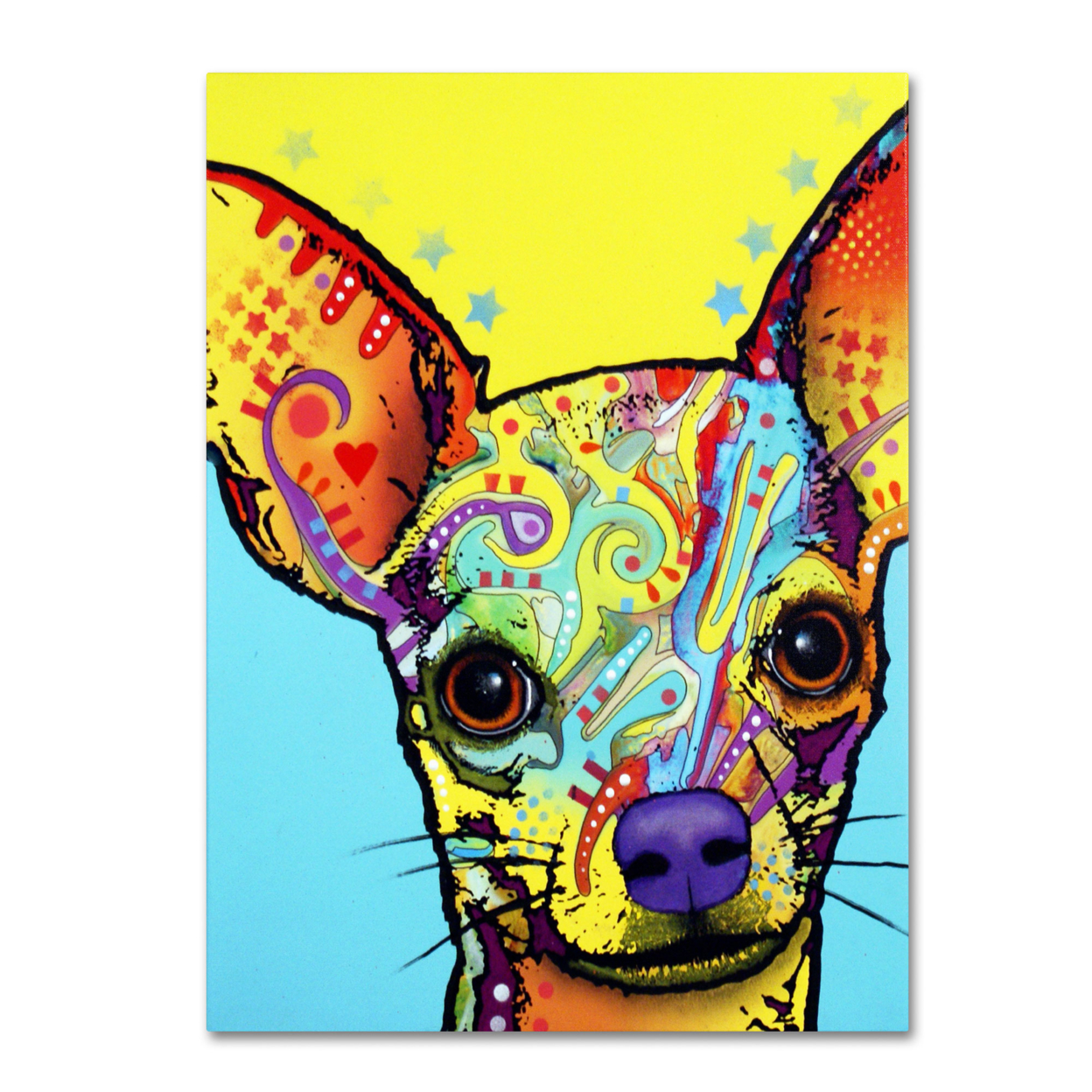 Dean Russo 'Chihuahua' Canvas Art 18 X 24