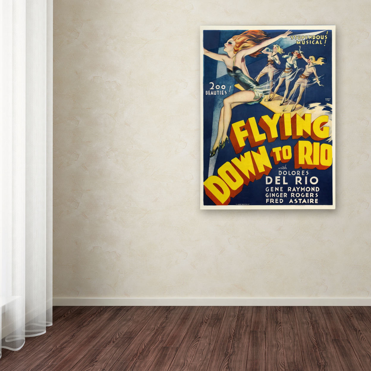 Vintage Apple Collection 'Flying Down To Rio' Canvas Art 18 X 24