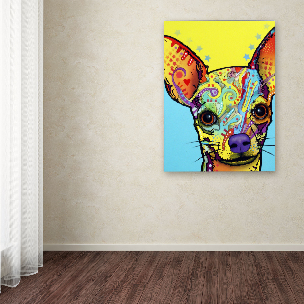 Dean Russo 'Chihuahua' Canvas Art 18 X 24