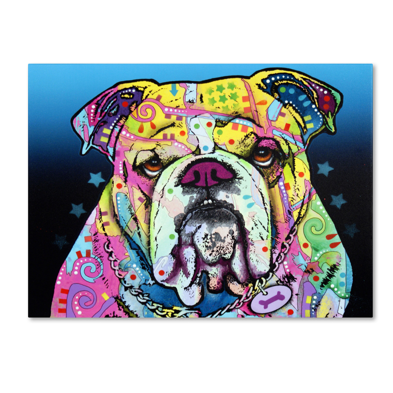 Dean Russo 'The Bulldog' Canvas Art 18 X 24