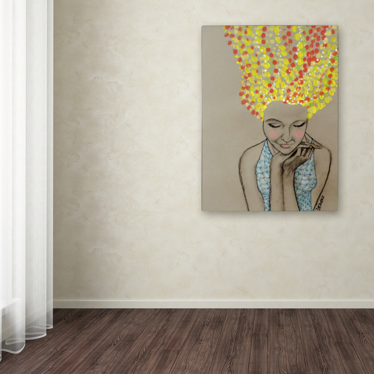 Sylvie Demers 'Miss Sunshine' Canvas Art 18 X 24
