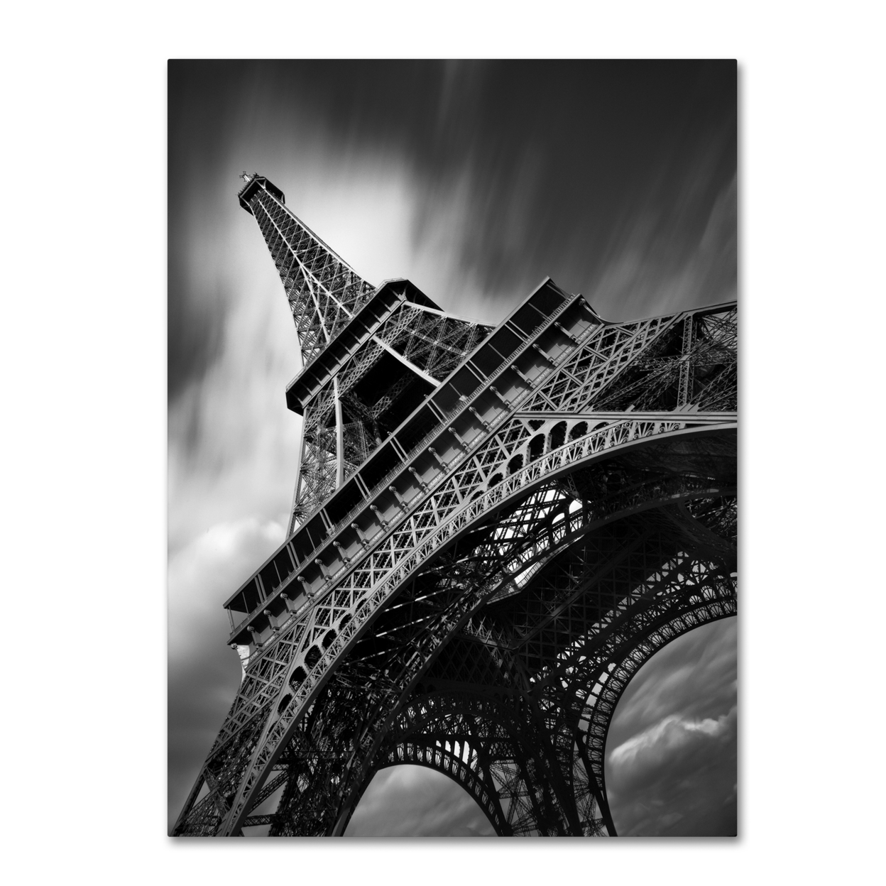 Moises Levy 'Eiffel Tower Study II' Canvas Art 18 X 24