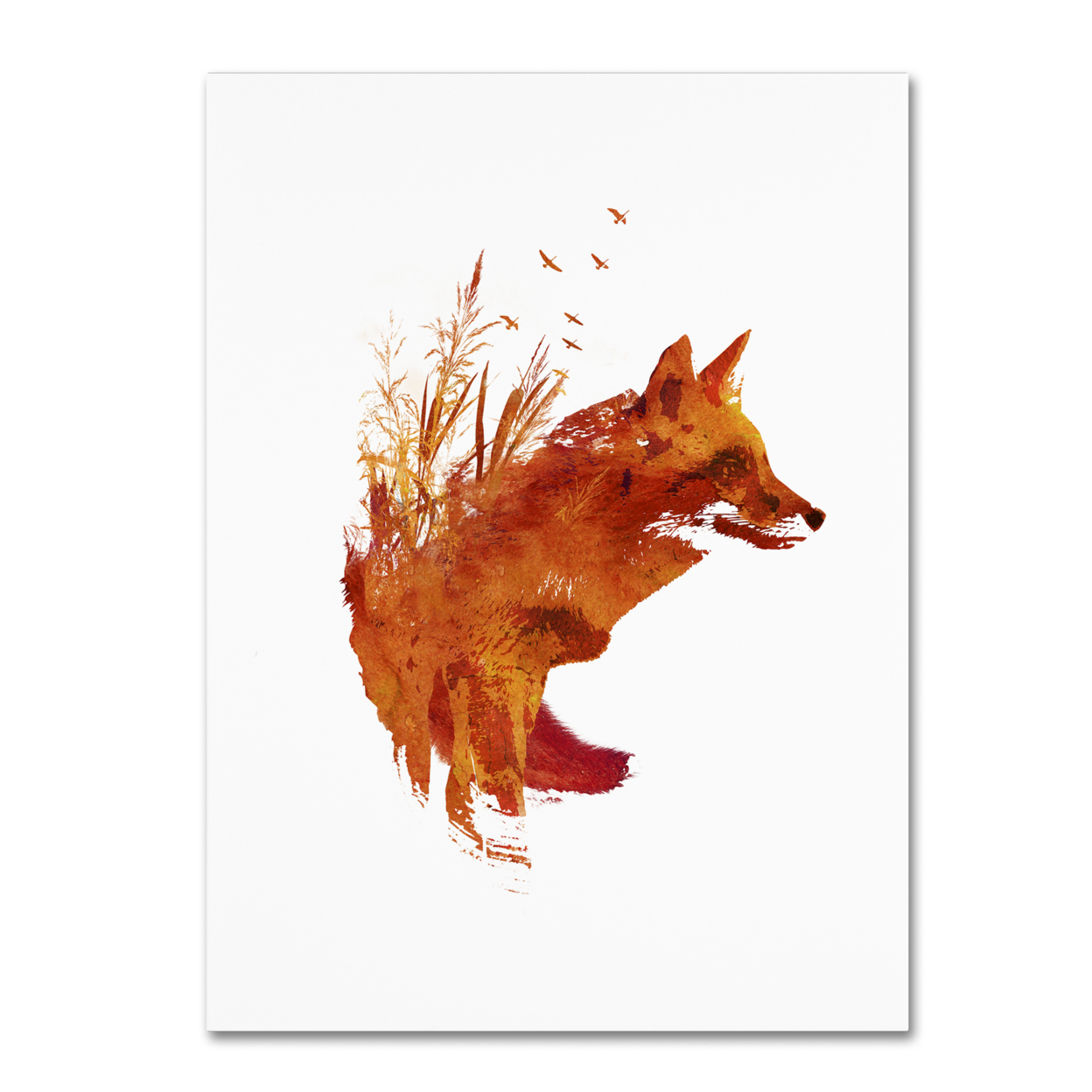 Robert Farkas 'Plattensee Fox' Canvas Art 18 X 24