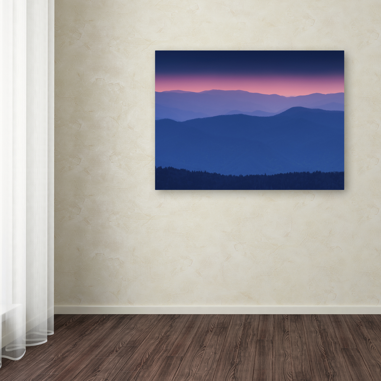 Michael Blanchette Photography 'Purple Mountains' Canvas Art 18 X 24