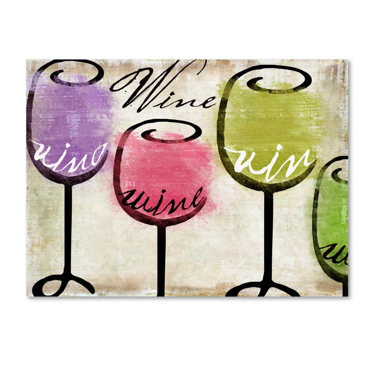 Color Bakery 'Wine Tasting III' Canvas Art 18 X 24