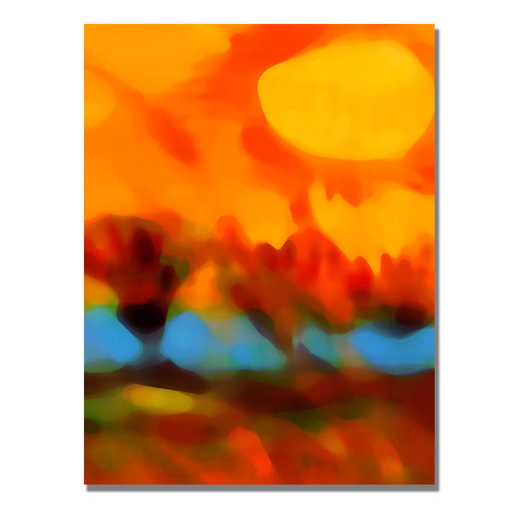 Amy Vangsgard ' Sunset In The Fields' Canvas Art 18 X 24