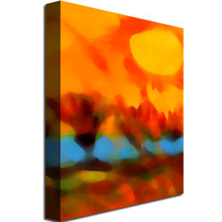 Amy Vangsgard ' Sunset In The Fields' Canvas Art 18 X 24