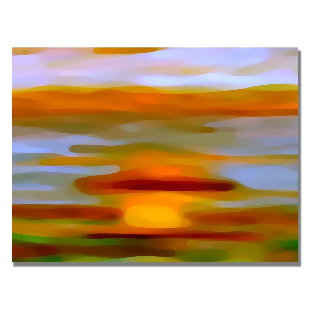 Amy Vangsgard 'Colorful Reflections Horizontal' Canvas Art 18 X 24
