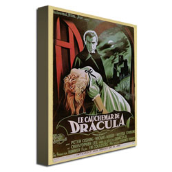 The Horror Of Dracula' Canvas Art 18 X 24