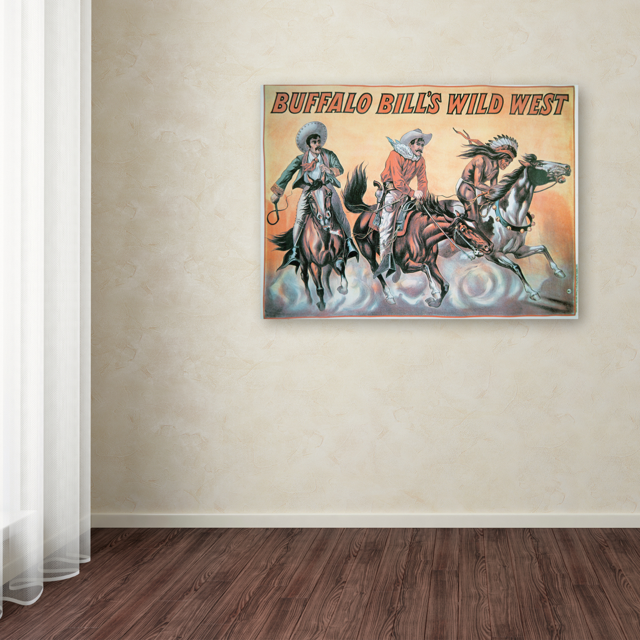 Buffalo Bill's Wild West Show 1898' Canvas Art 18 X 24
