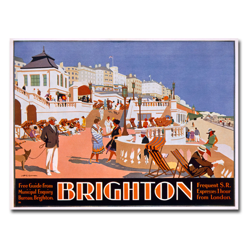 Henry Gawthorn 'Brighton' Canvas Art 18 X 24