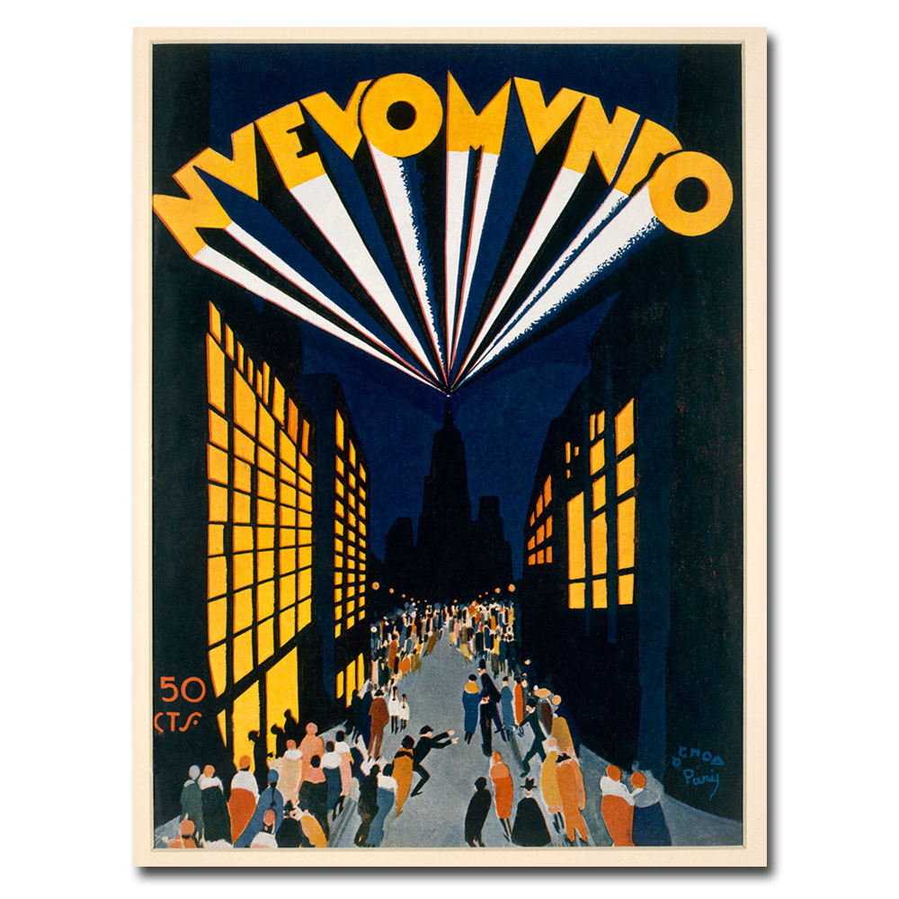 Ochoa 'Nuovo Mondo Tadio City 1928' Canvas Art 18 X 24