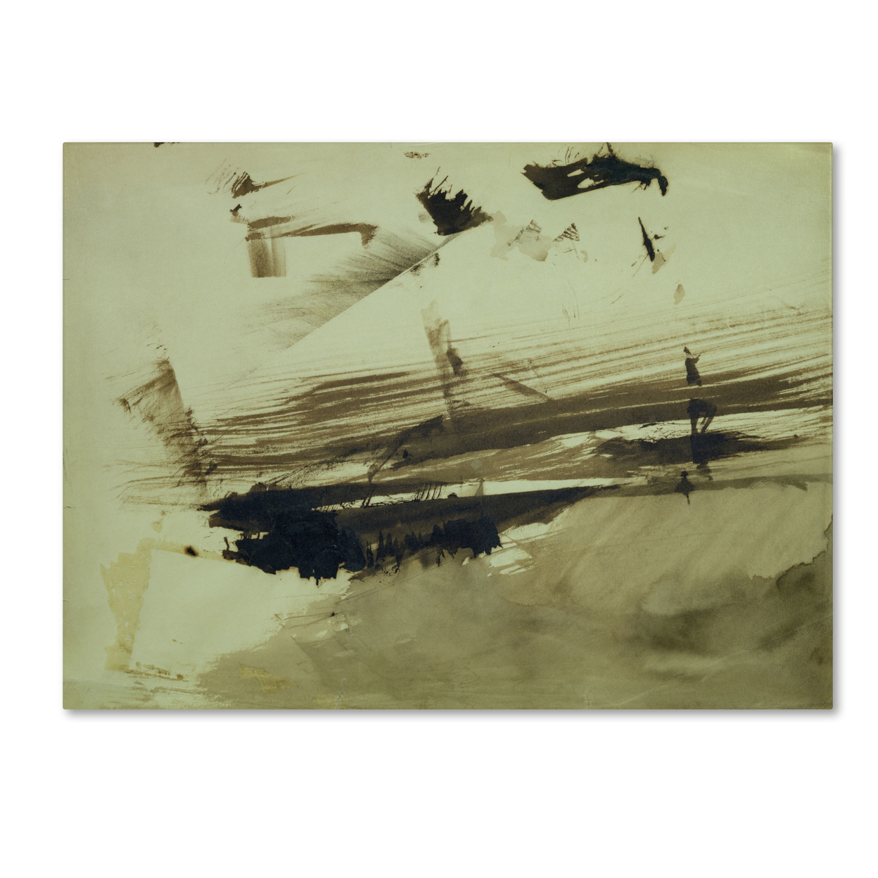 Victor Hugo 'Evocation Of An Island 1870' Canvas Art 18 X 24