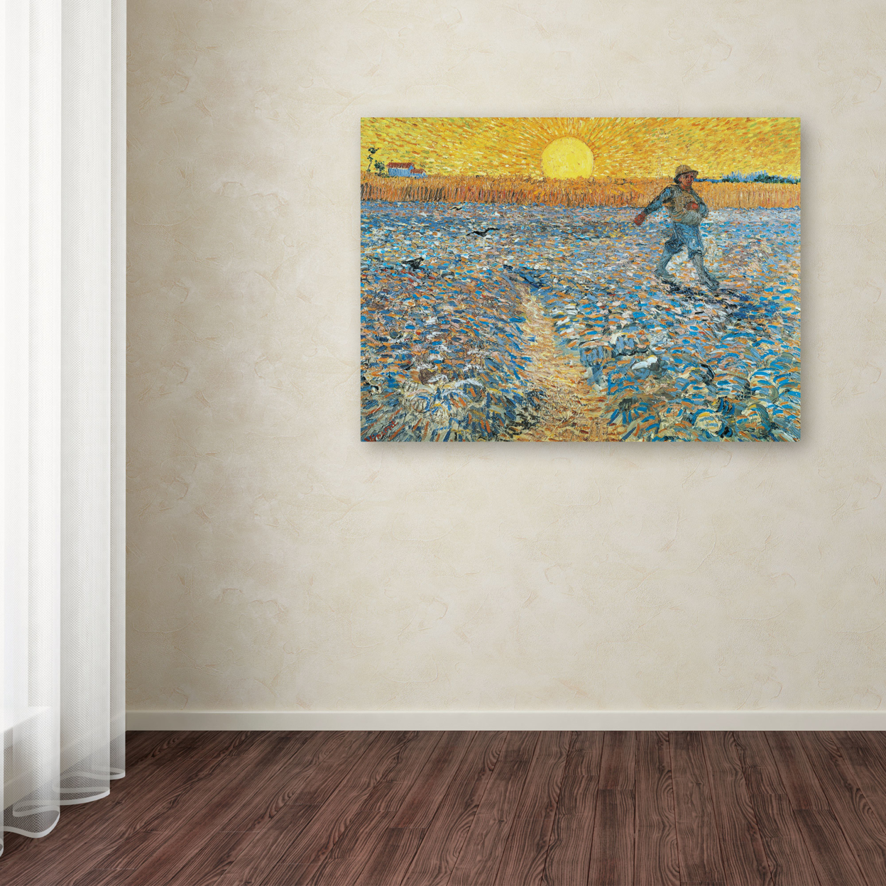 Vincent Van Gogh 'Sower 1888' Canvas Art 18 X 24