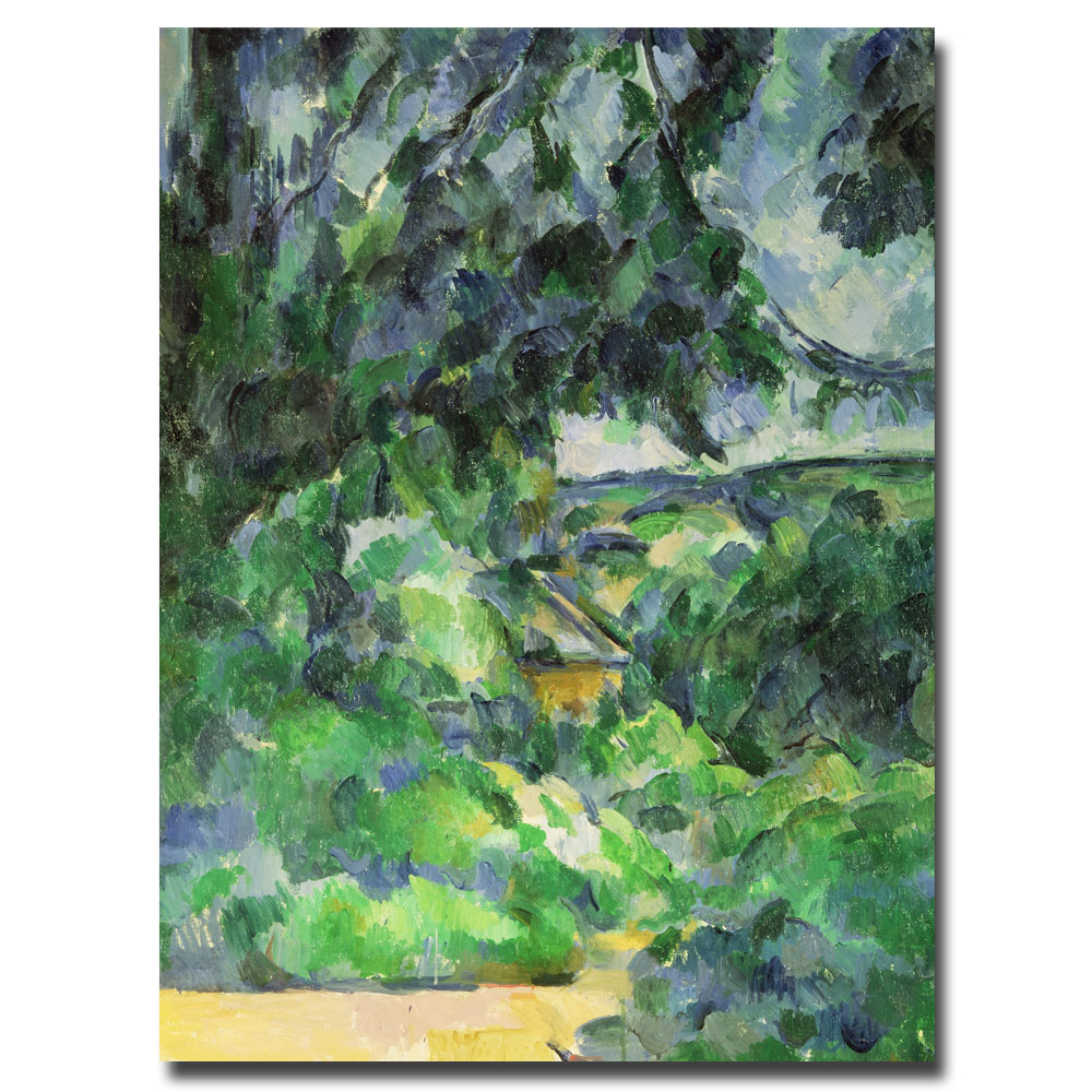 Paul Cezanne 'Blue Landscape 1903' Canvas Art 18 X 24