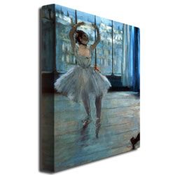 Edgar Degas 'Dancer In Front Of A Window' Canvas Art 18 X 24