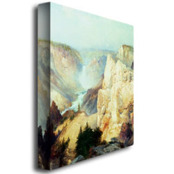 Thomas Moran 'Grand Canyon Of Yellowstone' Canvas Art 18 X 24