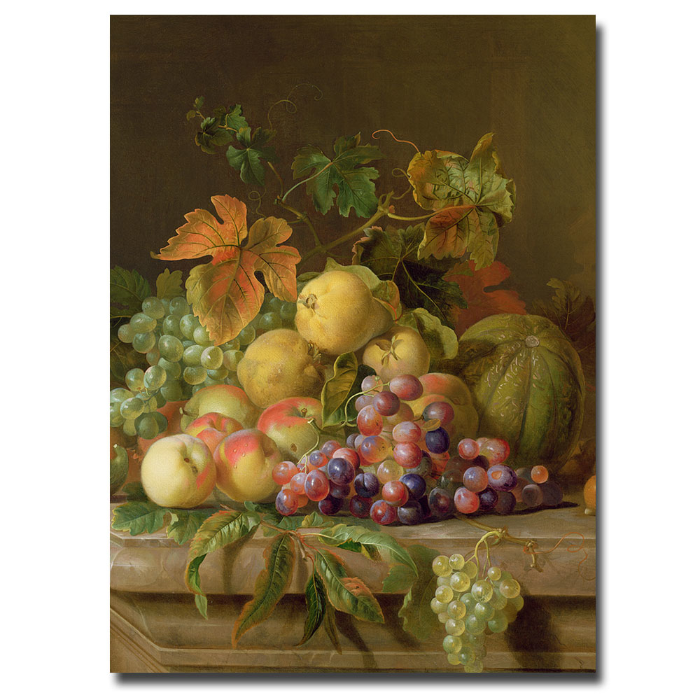 Jacob Bogdany 'A Fruit Still Life' Canvas Art 18 X 24