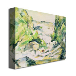 Paul Cezanne 'Countryside In Provence' Canvas Art 18 X 24