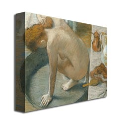 Edgar Degas 'The Tub 1886' Canvas Art 18 X 24