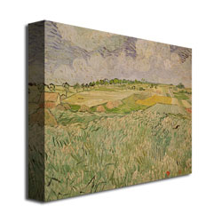 Vincent Van Gogh 'The Plains Of Auvers' Canvas Art 18 X 24