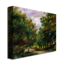 Pierre Renoir 'The Road Near Cagnes' Canvas Art 18 X 24