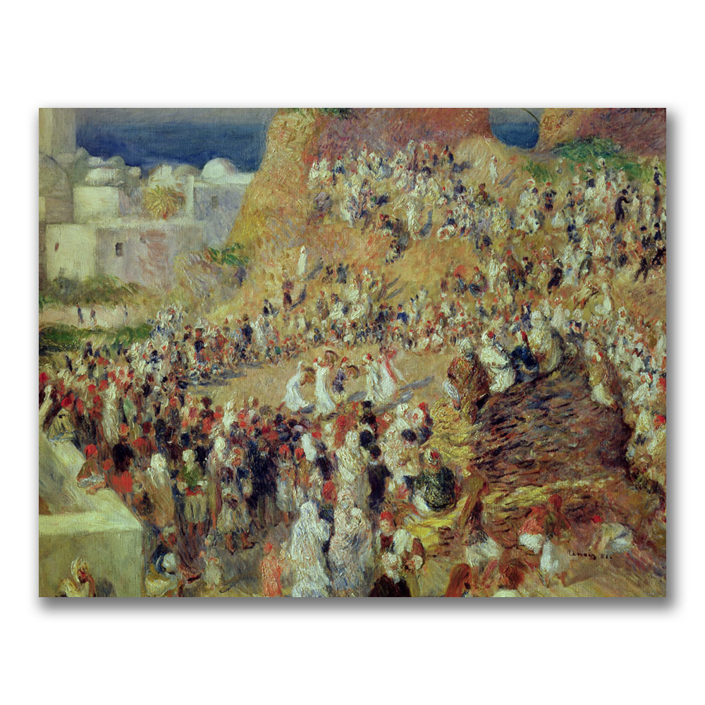 Pierre Renoir 'The Mosque' Canvas Art 18 X 24