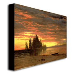 Albert Biersdant 'California Sunset' Canvas Art 18 X 24