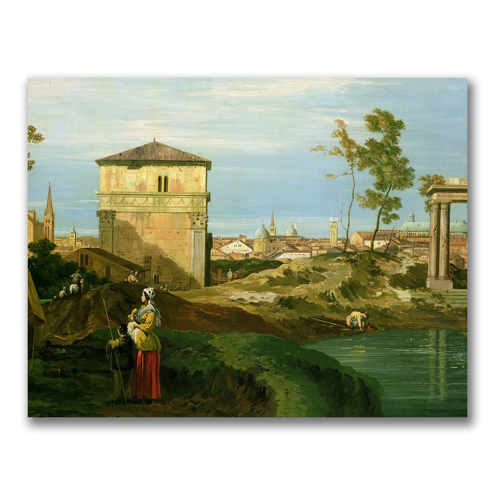 Canatello 'Detail Of Capriccio With Motifs' Canvas Art 18 X 24