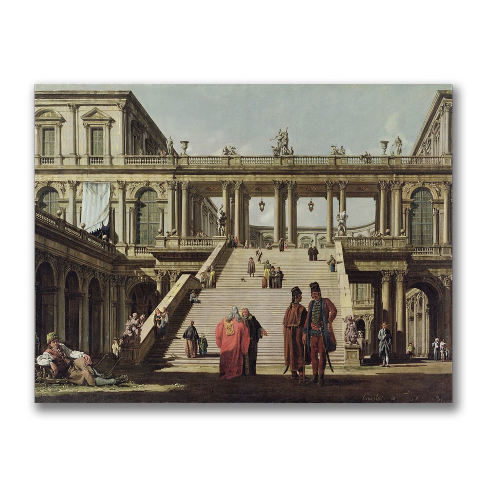 Canatello 'Castle Courtyard 1762' Canvas Art 18 X 24