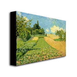 Alfred Sisley 'The Cornfield' Canvas Art 18 X 24