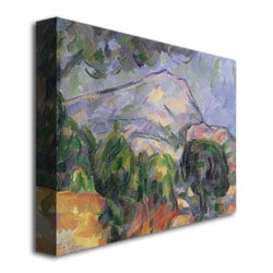 Paul Cezanne 'Montagne Sainte-Victoire II' Canvas Art 18 X 24