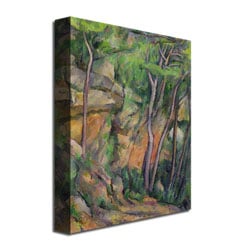 Paul Cezanne 'In The Park Of Chateau Noir' Canvas Art 18 X 24