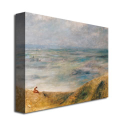 Pierre Renoir 'View Of The Sea Guernsey' Canvas Art 18 X 24