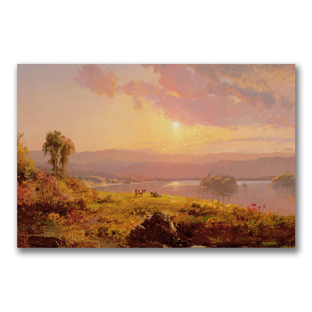 Jasper Cropsey 'Susuehanna River' Canvas Art 18 X 24