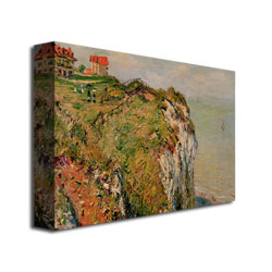 Claude Monet 'Cliff At Dieppe 1882' Canvas Art 18 X 24