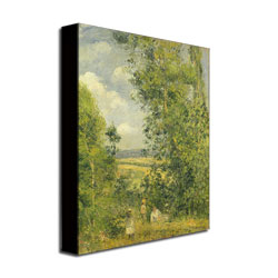 Camille Pissarro 'A Rest In The Meadow' Canvas Art 18 X 24