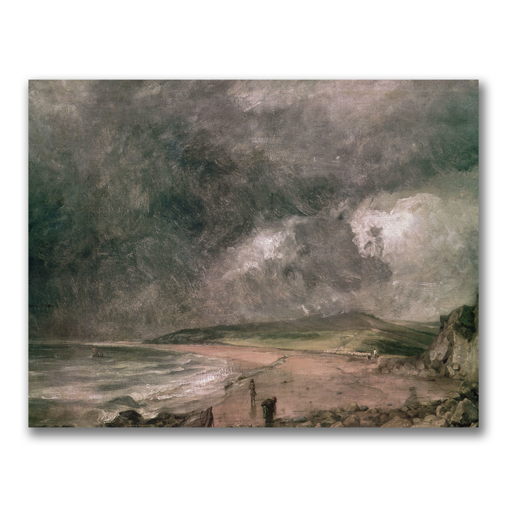 John Constable 'Weymouth Bay Storm' Canvas Art 18 X 24
