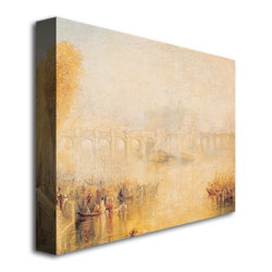 Joseph Turner 'View Of The Pont Neuf' Canvas Art 18 X 24