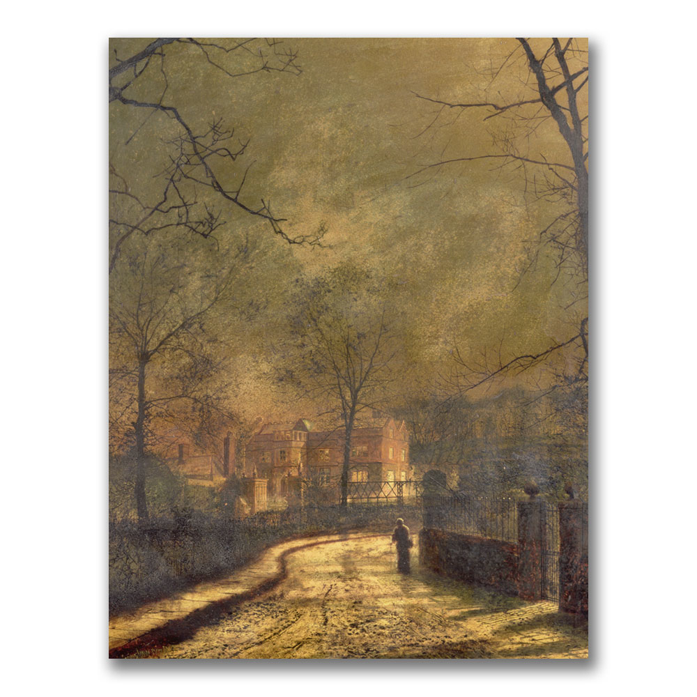 John Atkinson 'Autumn Scene 1874' Canvas Art 18 X 24