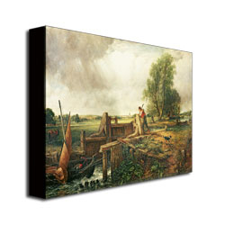 John Constable 'A Passing A Lock' Canvas Art 18 X 24