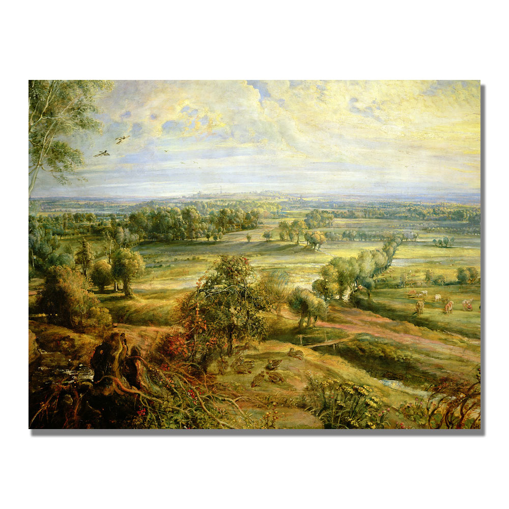 Peter Rubens 'An Autumn Landscape II' Canvas Art 18 X 24