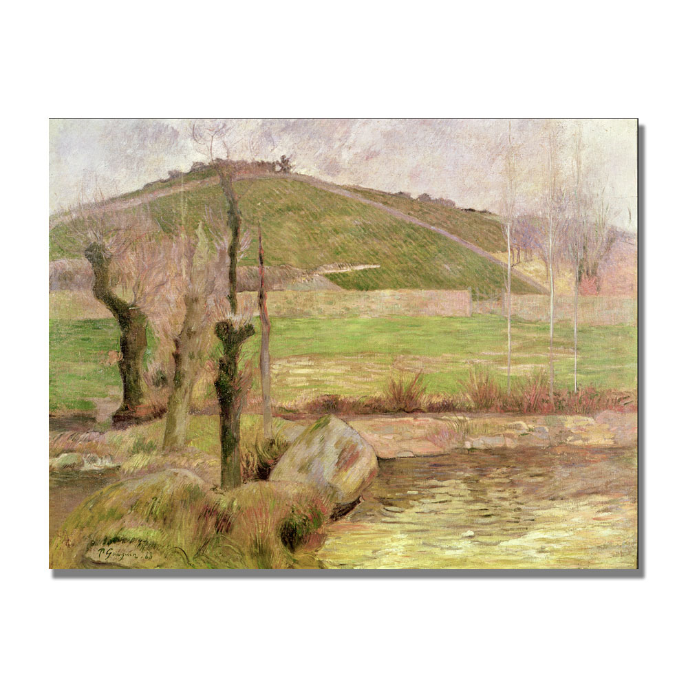 Paul Gauguin 'Landscape Near Pont Aven' Canvas Art 18 X 24